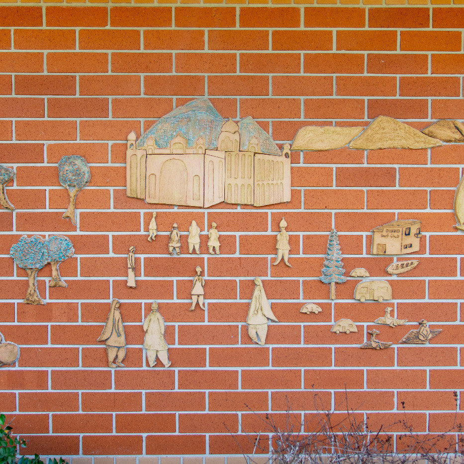 Ceramic panel, Woolgoolga Library