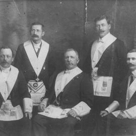 Fitzroy Lodge Masonic Officers, c. 1910 