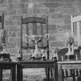 Prize cups won by the Coffs Harbour District Band, 1 March 1935 