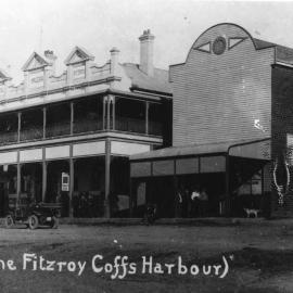 Fitzroy Hotel and Masonic Lodge on Grafton Street, c. 1912