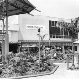 Garden at the Palms Centre shopping mall, c. 1987