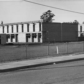 Construction work at Orara High School, July 1977 