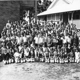Students and teachers from Orara High School, 1971
