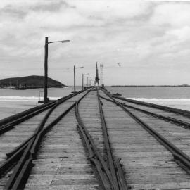 Railway lines on Coffs Harbour Jetty, 2 March 1980