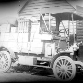 A chain-driven commercial wagon, c.1915