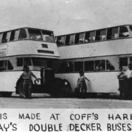 Lindsay Bros' double decker buses, 1958 