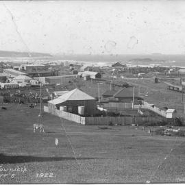Looking north towards the Jetty Village, 1922 