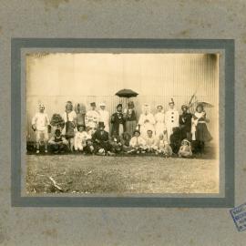 Pantomime group at the Coffs Harbour School of Arts, 1910