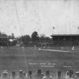 England vs Victoria cricket match, 27 November 1891 