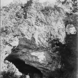 Grand Arch and Carlotta Arch at the Jenolan Caves, c. 1905