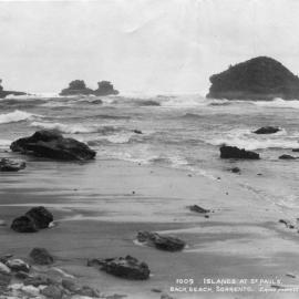 Islands at St Paul's off  Back Beach, 1890s