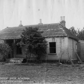 The first Government House in Victoria, c. 1900