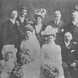 Wedding of Robert Capper Bray and Elizabeth Jane Matilda Buckler, 26 September 1906 
