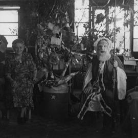 Robert Capper Bray as Santa, c.1950