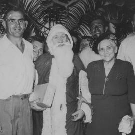 The Bray and Spagnolo families celebrate Christmas, December 1953 
