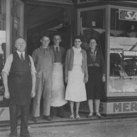 Bray's Mercery and Drapery Store in High Street, 1938 