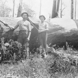 Eric Eckford and co-worker, c.1920