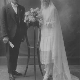 Wedding of Angus Mackay and Olive Lucas, 17 September 1927 