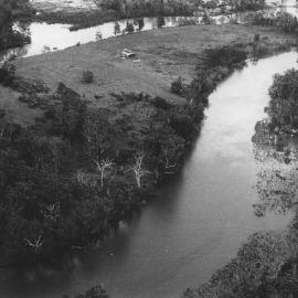 Aerial view of the Botanic Garden formerly Wilson Park, 28 February 1975