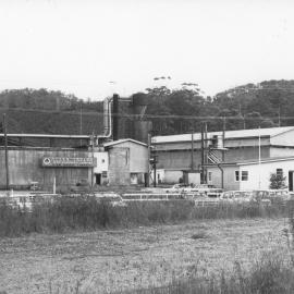Allen Taylor's sawmill opposite Park Beach Plaza, 2 February 1975