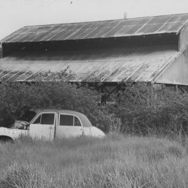 The old sanitary depot building at Wilson Park in Coffs Harbour, 1975