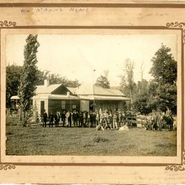 Field Day exhibition of Gane milking machines at William Mann's farm, November 1916