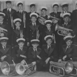 Coffs Harbour Brass Band in their new uniforms, c. 1948 
