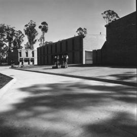 Students standing together at Orara High School, 1972 