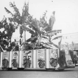 Banana Growers Federation float in Coronation Day Procession, 2 June 1953 