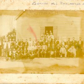 Coramba dairy farmers meeting at the Federal Hall, 10 February 1906 
