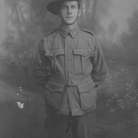 Portrait of a World War I soldier, c. 1914