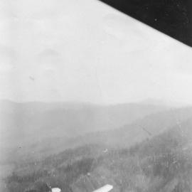 The B. A. Swallow II aeroplane flying from Grafton to Yamba, 1936 