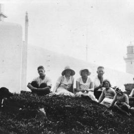 South Solitary Island Lightkeepers and families, c.1935 