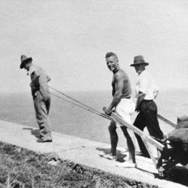 Provision Day on South Solitary Island, 1932