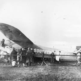Charles Kingsford-Smith's aeroplane the 'Southern Cross', June 1933 