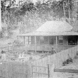 Hermann and Isabella Pade at North Boambee, c. 1884