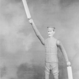 Small model of a soldier, 1915