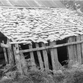 Shingle roof building, 1970 