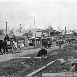 Ocean Street at Coffs Harbour Jetty, c.1908