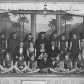 Performers at the School of Arts, 1921