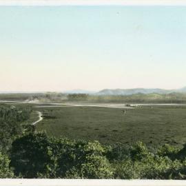Impending fire at Coffs Harbour Aerodrome, July 1946 