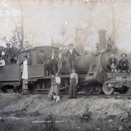 B.A.T. locomotive Hunslet No.117, c. 1908