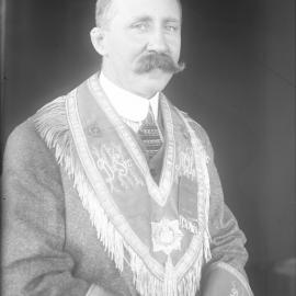 Portrait of Mr. Robert Capper Bray in Mason Regalia, 8 March 1925