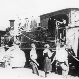 Last school train from Macksville, 1957