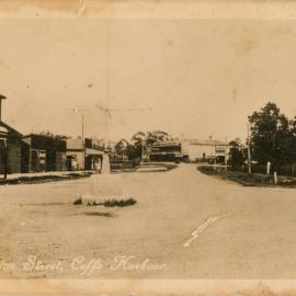 Perry's store on the main street of Coffs Harbour, c.1920