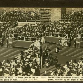 Investiture of the Prince of Wales at the coronation of George V, 1911
