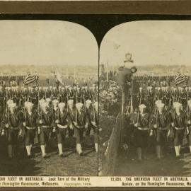 The American Fleet at Flemington Racecourse, c.1908