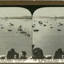 The American Fleet in Sydney Harbour, 1908