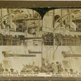 The American Fleet on the U.S.S. Wisconsin, 1908 