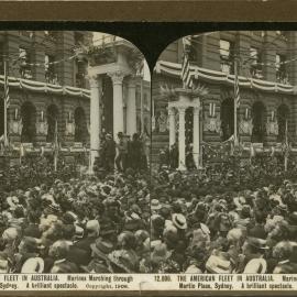 The American Fleet at Martin Place, 1908 